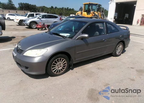 2005 Honda Civic Ex z USA, uszkodzony, nr VIN 1HGEM22905L014389
